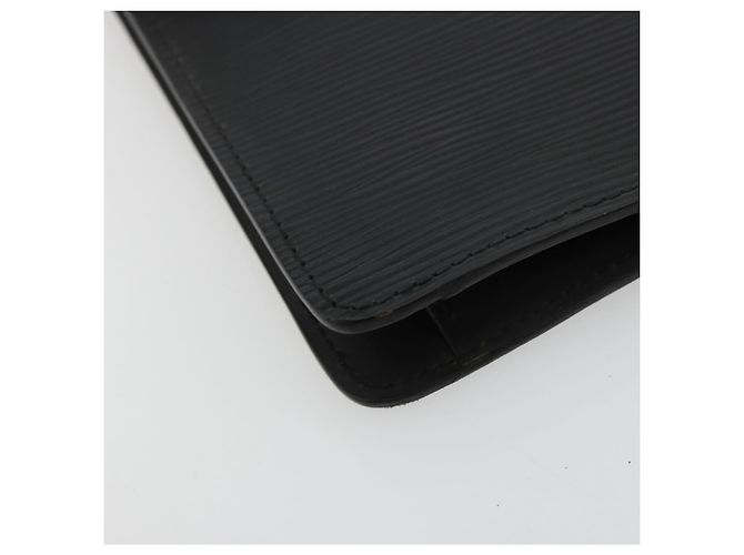 LOUIS VUITTON Epi Montaigne 27 Clutch Bag Black M52652 LV Auth 179016 Schwarz - Ansicht 14