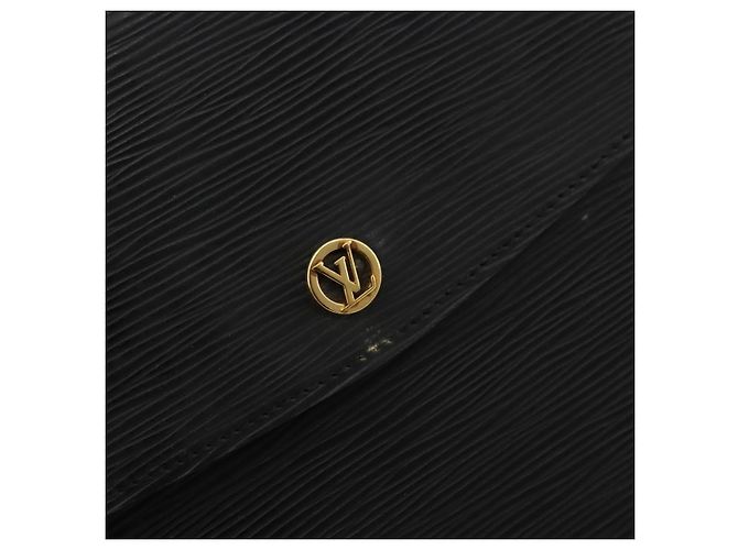 LOUIS VUITTON Epi Montaigne 27 Clutch Bag Black M52652 LV Auth 179016 Schwarz - Ansicht 17