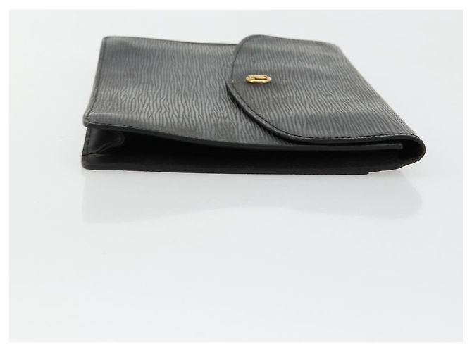 LOUIS VUITTON Epi Montaigne 27 Clutch Bag Black M52652 LV Auth 179016 Schwarz - Ansicht 3