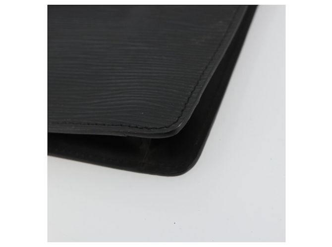 LOUIS VUITTON Epi Montaigne 27 Clutch Bag Black M52652 LV Auth 179016 Schwarz - Ansicht 7