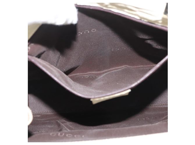 Borsa GUCCI Jackie in tela beige argento 002 1065 Auth ti3929A - vista 20