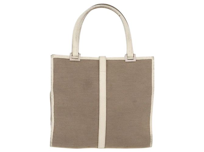 Borsa GUCCI Jackie in tela beige argento 002 1065 Auth ti3929A - vista 3