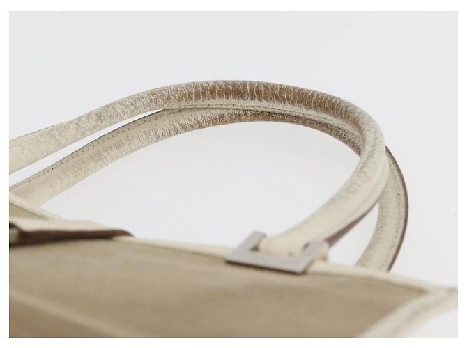 Borsa GUCCI Jackie in tela beige argento 002 1065 Auth ti3929A - vista 8