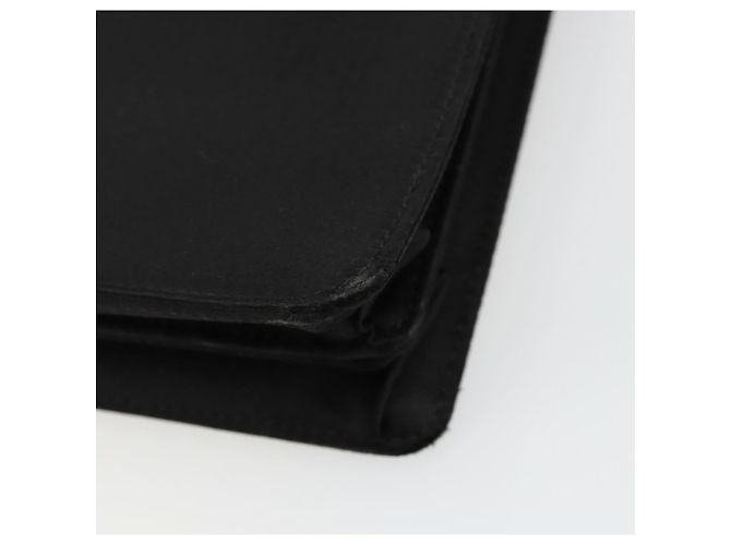 Borsa a Spalla Salvatore Ferragamo Gancini in Satin Nero e Oro Auth 179087 D'oro - vista 12