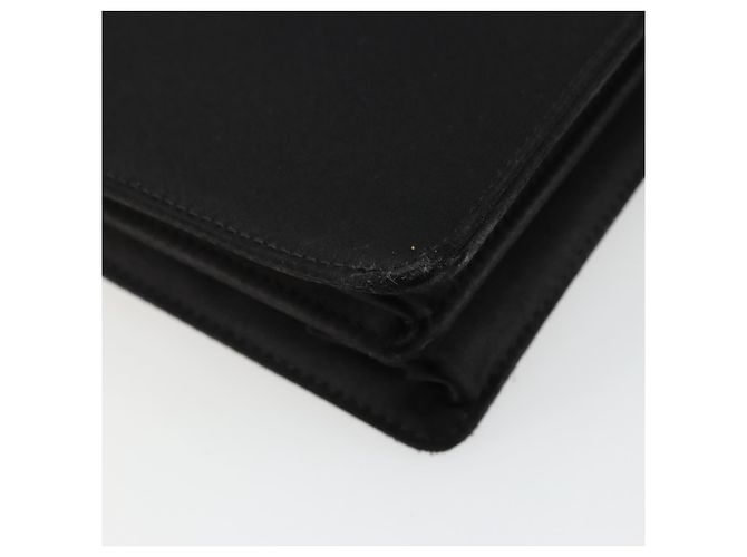 Borsa a Spalla Salvatore Ferragamo Gancini in Satin Nero e Oro Auth 179087 D'oro - vista 13