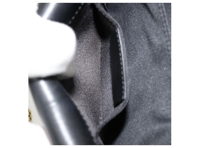 Borsa a Spalla Salvatore Ferragamo Gancini in Satin Nero e Oro Auth 179087 D'oro - vista 20