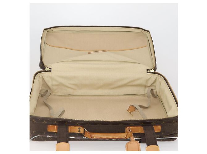 LOUIS VUITTON Sac Boston Monogram Satellite 60 M23354 LV Auth bs34704 Monogramme - vue 11