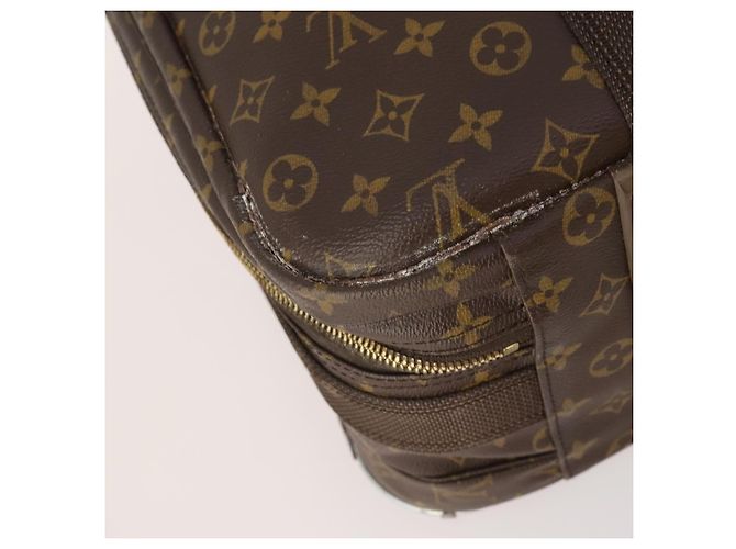 LOUIS VUITTON Sac Boston Monogram Satellite 60 M23354 LV Auth bs34704 Monogramme - vue 15