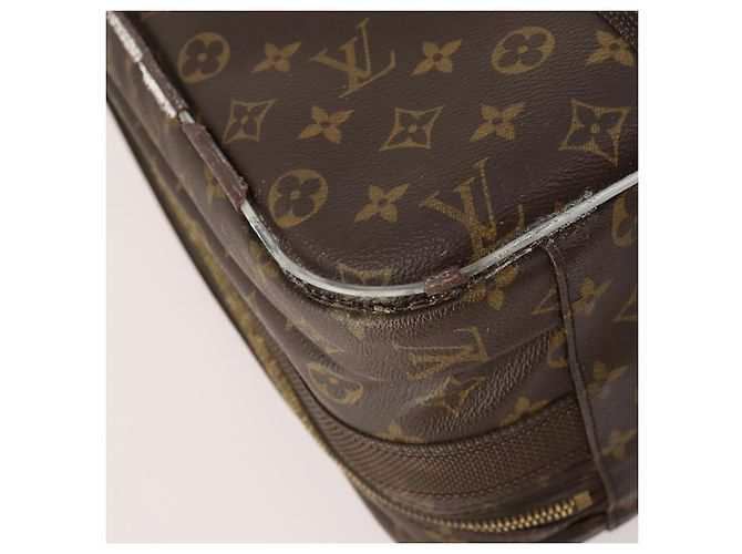 LOUIS VUITTON Sac Boston Monogram Satellite 60 M23354 LV Auth bs34704 Monogramme - vue 17
