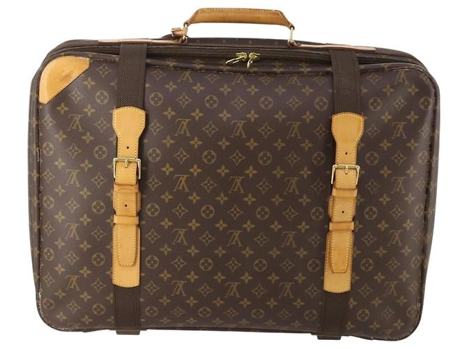 LOUIS VUITTON Sac Boston Monogram Satellite 60 M23354 LV Auth bs34704 Monogramme - vue 2