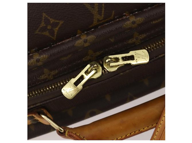 LOUIS VUITTON Sac Boston Monogram Satellite 60 M23354 LV Auth bs34704 Monogramme - vue 20