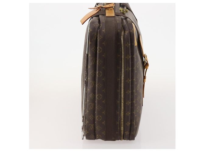 LOUIS VUITTON Sac Boston Monogram Satellite 60 M23354 LV Auth bs34704 Monogramme - vue 3