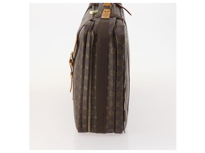 LOUIS VUITTON Sac Boston Monogram Satellite 60 M23354 LV Auth bs34704 Monogramme - vue 4