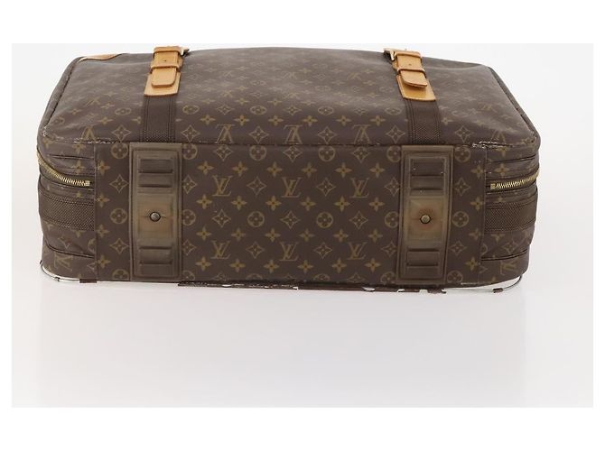 LOUIS VUITTON Sac Boston Monogram Satellite 60 M23354 LV Auth bs34704 Monogramme - vue 5