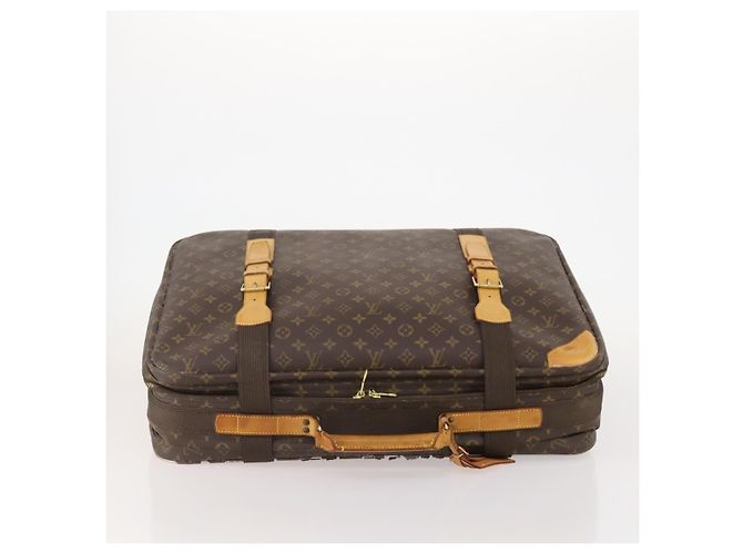 LOUIS VUITTON Sac Boston Monogram Satellite 60 M23354 LV Auth bs34704 Monogramme - vue 6