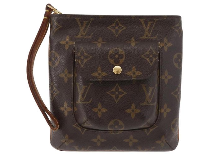 LOUIS VUITTON Monogram Partition Pouch M51901 LV Auth 179748 Monogramma - vista 13
