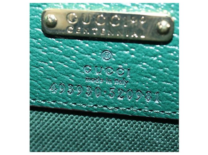Borsa GUCCI Web Sherry Line Canvas 100th Anniversary Beige 493930 Auth mr2495V - vista 21