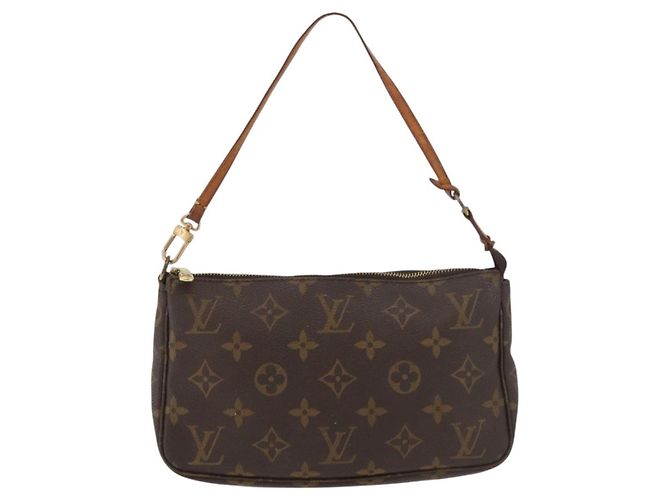 LOUIS VUITTON Monogram Pochette Accessoires Cartera M51980 LV Auth BA12601 Monograma - vista 13