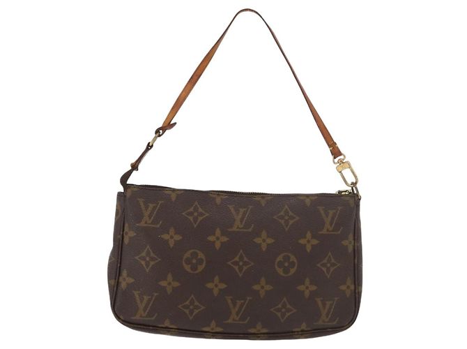 LOUIS VUITTON Monogram Pochette Accessoires Cartera M51980 LV Auth BA12601 Monograma - vista 2