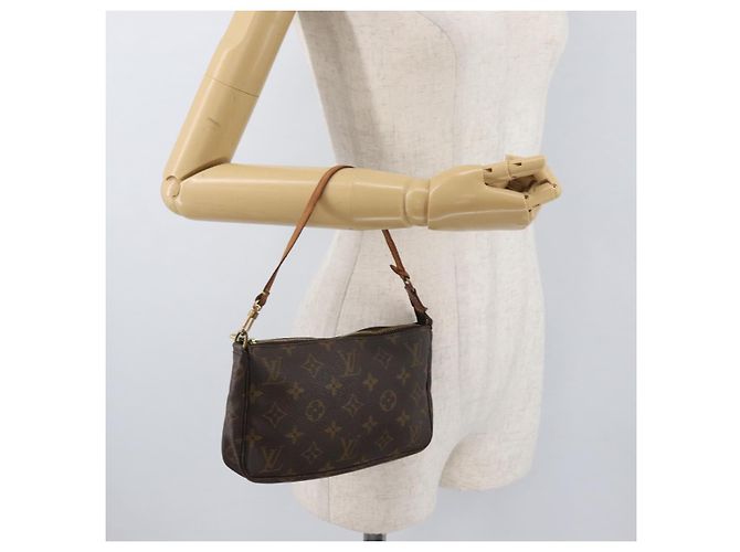LOUIS VUITTON Monogram Pochette Accessoires Cartera M51980 LV Auth BA12601 Monograma - vista 21
