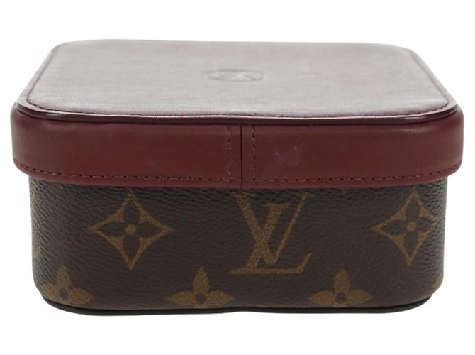 LOUIS VUITTON Monogram Boite Camille MM Jewelry Box Bordeaux GI0019 Auth 179587V Monogramme - vue 2