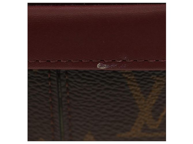 LOUIS VUITTON Monogram Boite Camille MM Jewelry Box Bordeaux GI0019 Auth 179587V Monogramme - vue 5