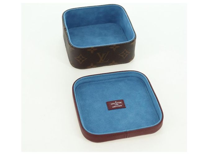 LOUIS VUITTON Monogram Boite Camille MM Jewelry Box Bordeaux GI0019 Auth 179587V Monogramme - vue 9