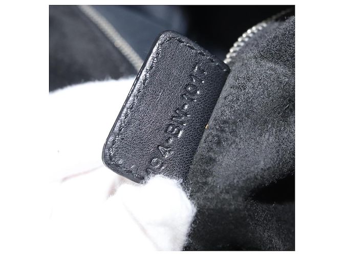 Borsa Christian Dior in pelle nera argento Auth ep14496 Nero - vista 21