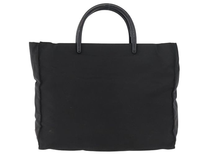 PRADA Handtasche aus Nylon Schwarz Silber Auth 180193 - Ansicht 13