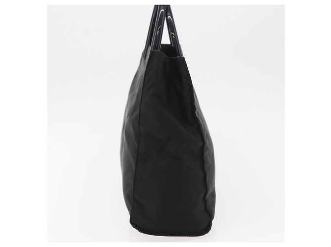 PRADA Handtasche aus Nylon Schwarz Silber Auth 180193 - Ansicht 3