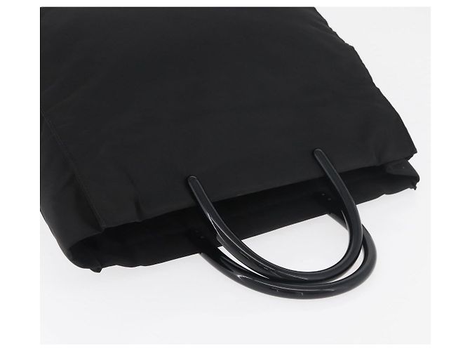 PRADA Handtasche aus Nylon Schwarz Silber Auth 180193 - Ansicht 6