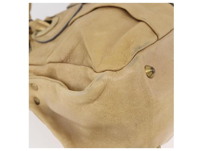 Chloé Borsa Chloe in pelle beige oro Auth 179981 D'oro - vista 10