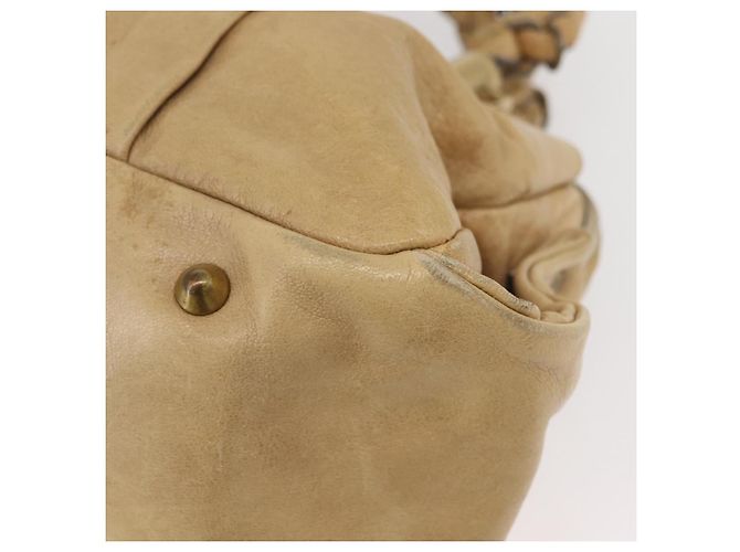 Chloé Borsa Chloe in pelle beige oro Auth 179981 D'oro - vista 11