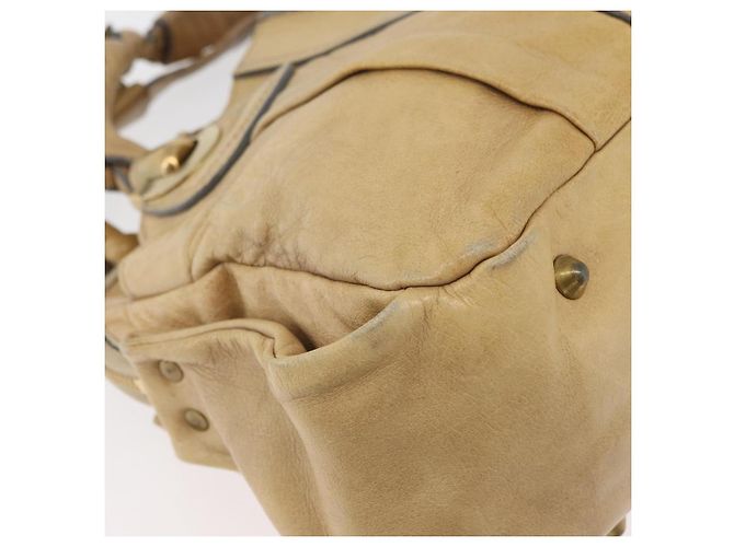 Chloé Borsa Chloe in pelle beige oro Auth 179981 D'oro - vista 12