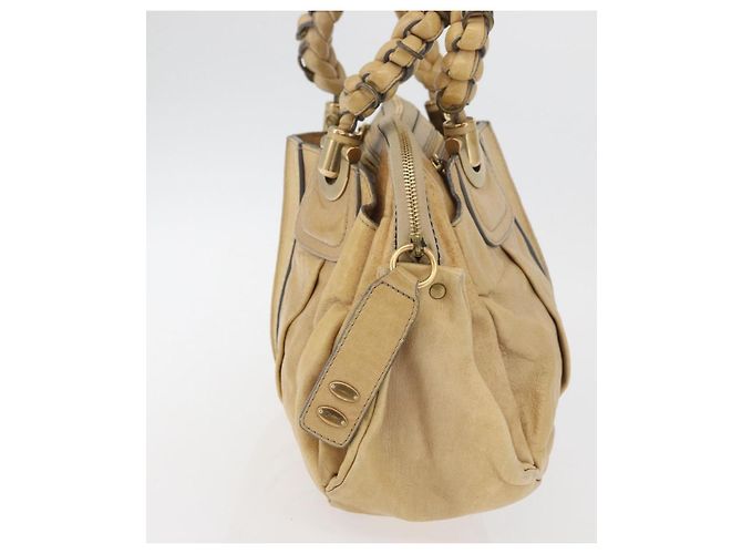 Chloé Borsa Chloe in pelle beige oro Auth 179981 D'oro - vista 5