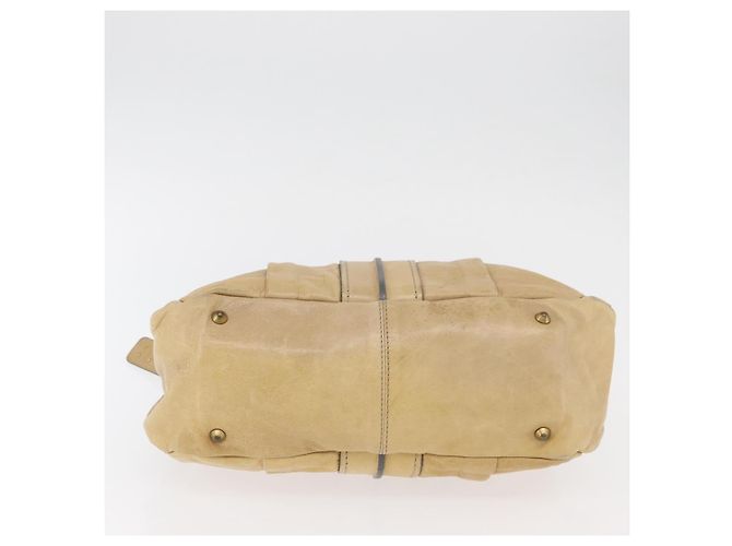 Chloé Borsa Chloe in pelle beige oro Auth 179981 D'oro - vista 9