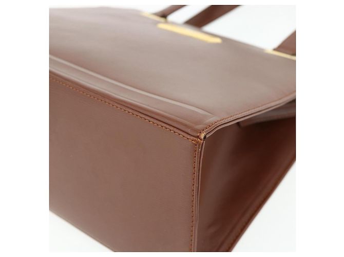 Borsa Christian Dior in pelle marrone oro Auth 178764 D'oro - vista 10
