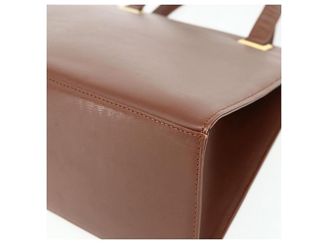Borsa Christian Dior in pelle marrone oro Auth 178764 D'oro - vista 12