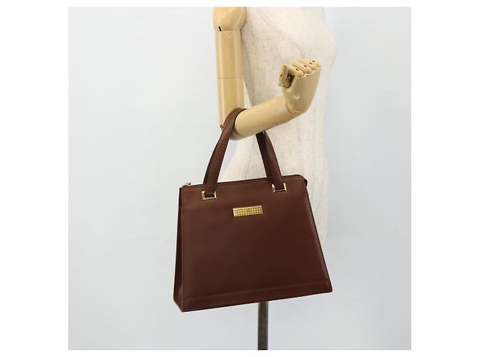 Borsa Christian Dior in pelle marrone oro Auth 178764 D'oro - vista 21