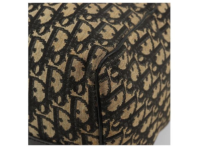 Borsa Boston Christian Dior Trotter Canvas Navy Auth 177823 Blu navy - vista 12