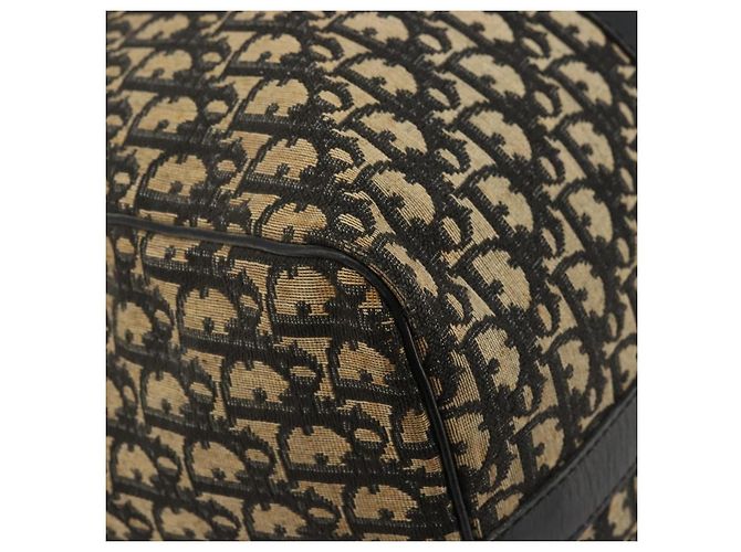Borsa Boston Christian Dior Trotter Canvas Navy Auth 177823 Blu navy - vista 13