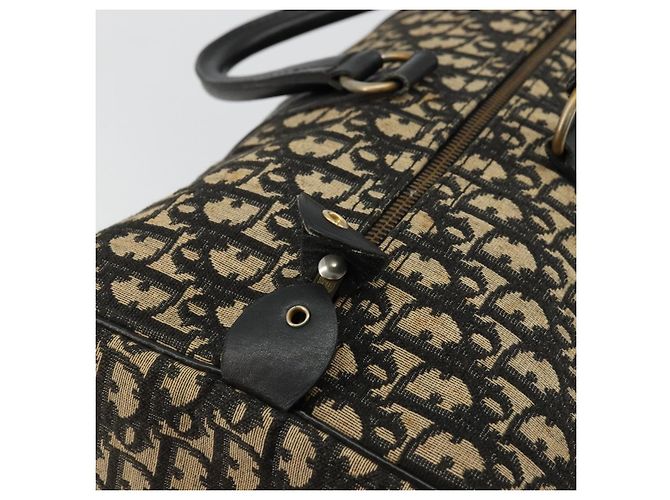 Borsa Boston Christian Dior Trotter Canvas Navy Auth 177823 Blu navy - vista 14