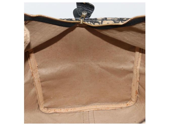 Borsa Boston Christian Dior Trotter Canvas Navy Auth 177823 Blu navy - vista 16