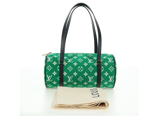 LOUIS VUITTON Monogram Jaguar Papillon 26 Hand Bag Green M46206 LV Auth 167298SM Verde - vista 12