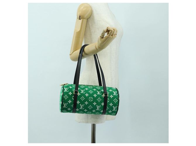 LOUIS VUITTON Monogram Jaguar Papillon 26 Hand Bag Green M46206 LV Auth 167298SM Verde - vista 21