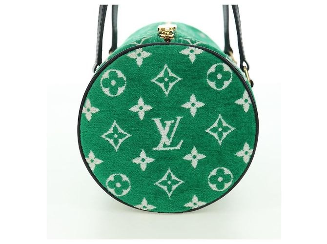 LOUIS VUITTON Monogram Jaguar Papillon 26 Hand Bag Green M46206 LV Auth 167298SM Verde - vista 4