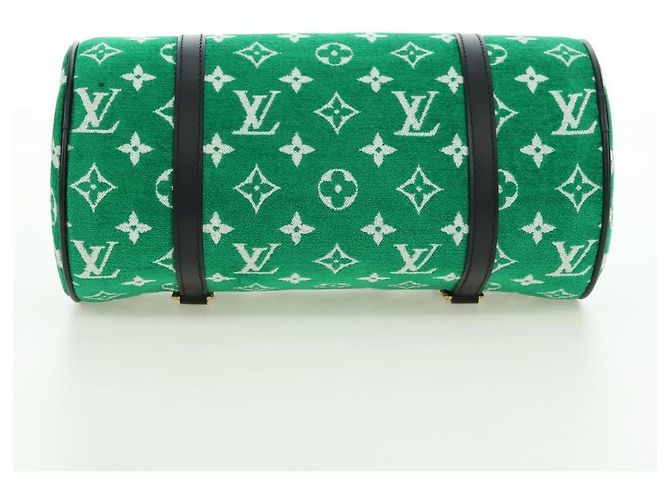 LOUIS VUITTON Monogram Jaguar Papillon 26 Hand Bag Green M46206 LV Auth 167298SM Verde - vista 5