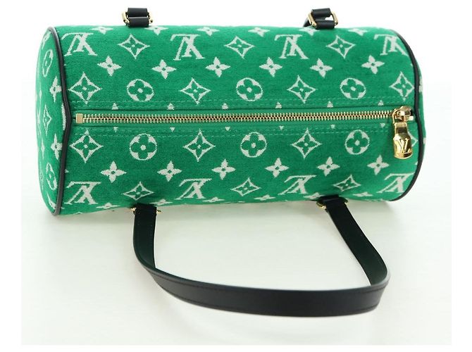 LOUIS VUITTON Monogram Jaguar Papillon 26 Hand Bag Green M46206 LV Auth 167298SM Verde - vista 6