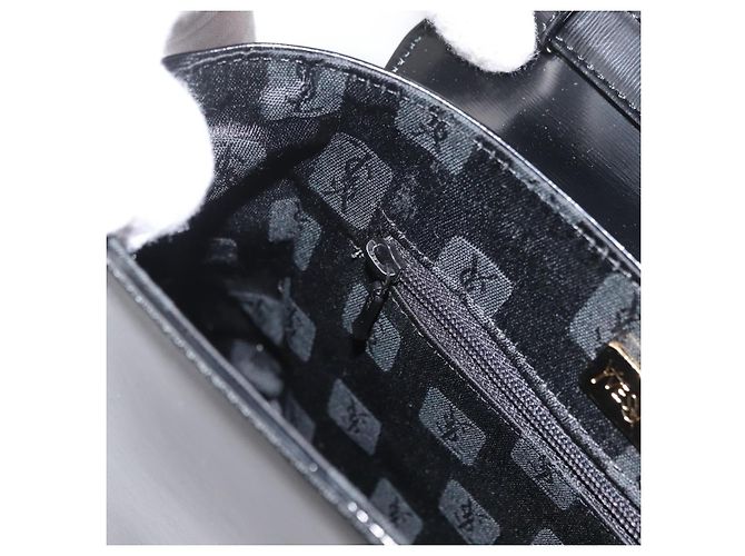 Borsa SAINT LAURENT in pelle 2way Nera Oro Auth 180103 Nero D'oro - vista 21