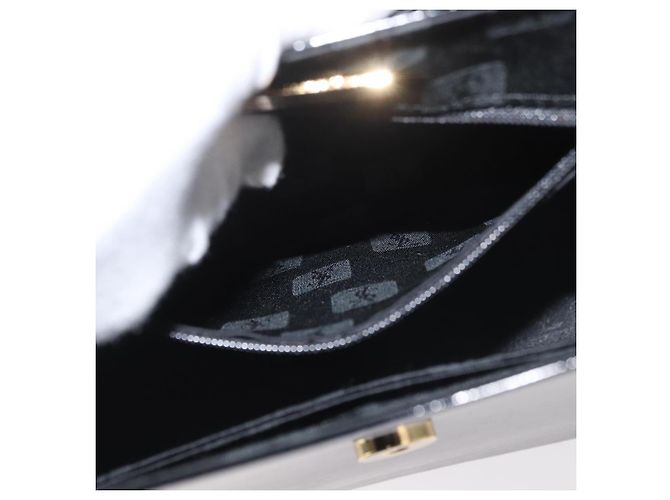 Borsa SAINT LAURENT in pelle 2way Nera Oro Auth 180103 Nero D'oro - vista 22